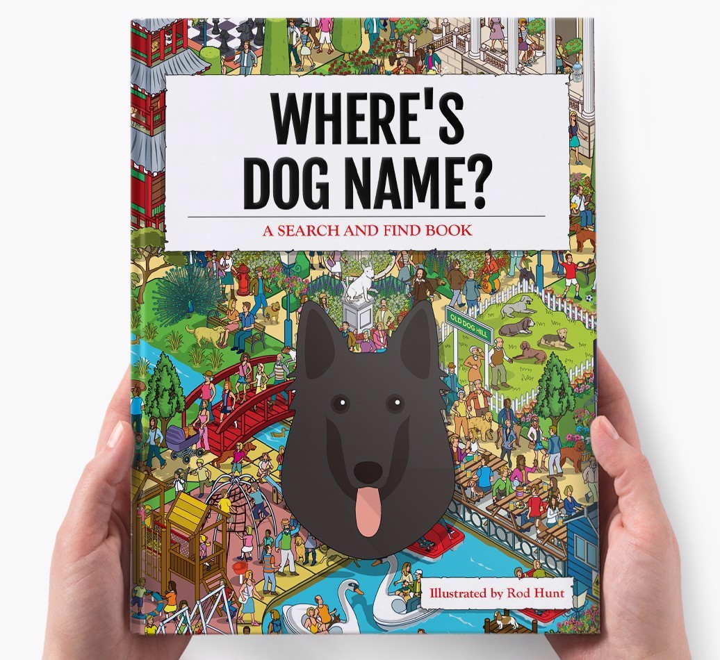 Personalised Where's {dogsName} Book