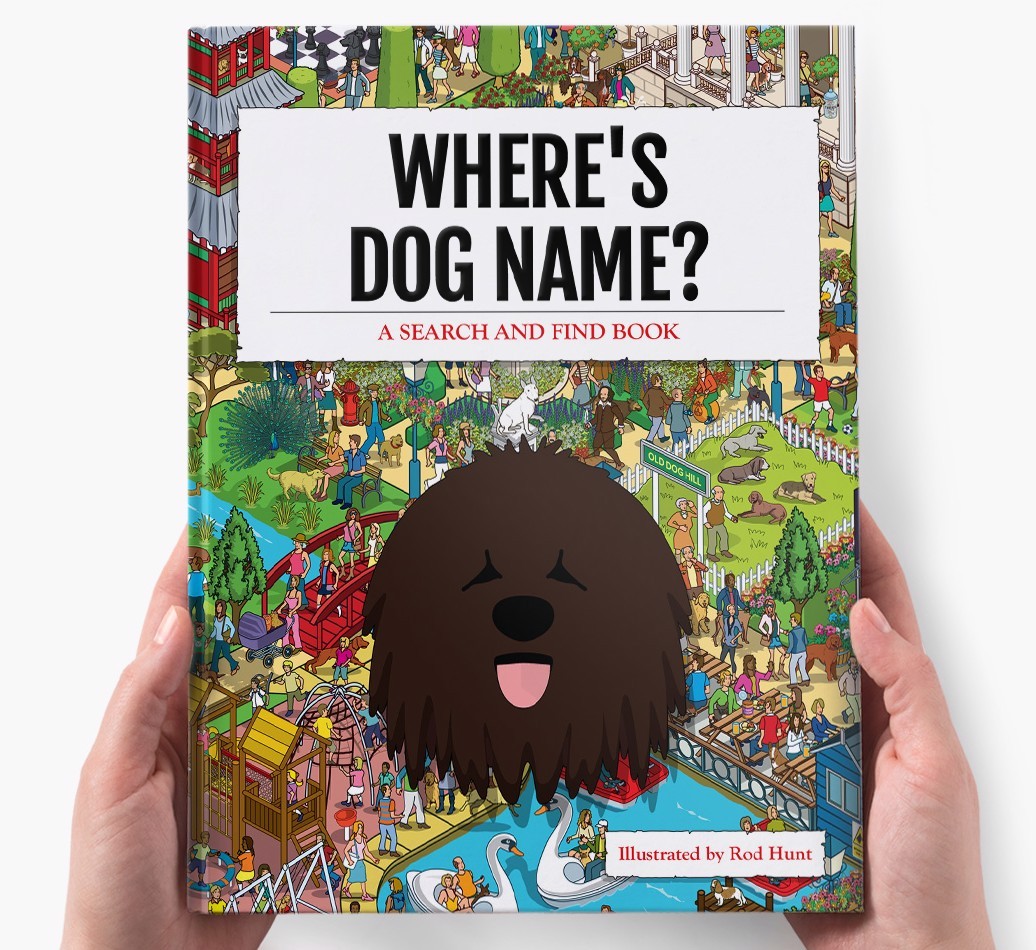 Personalised Where's {dogsName} Book