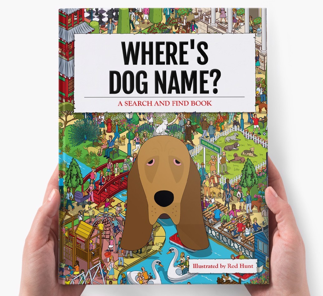 Personalised Where's {dogsName} Book