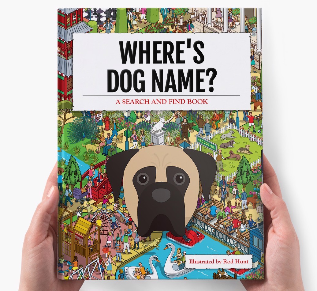 Personalised Where's {dogsName} Book