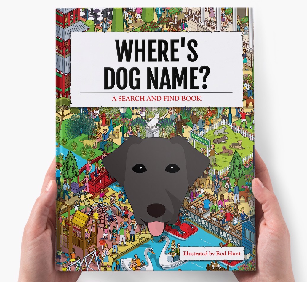 Personalised Where's {dogsName} Book