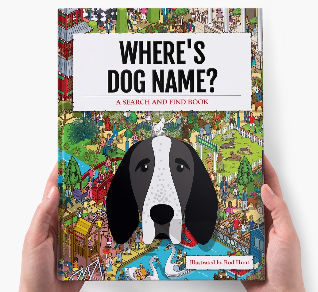 Personalised Where's {dogsName} Book