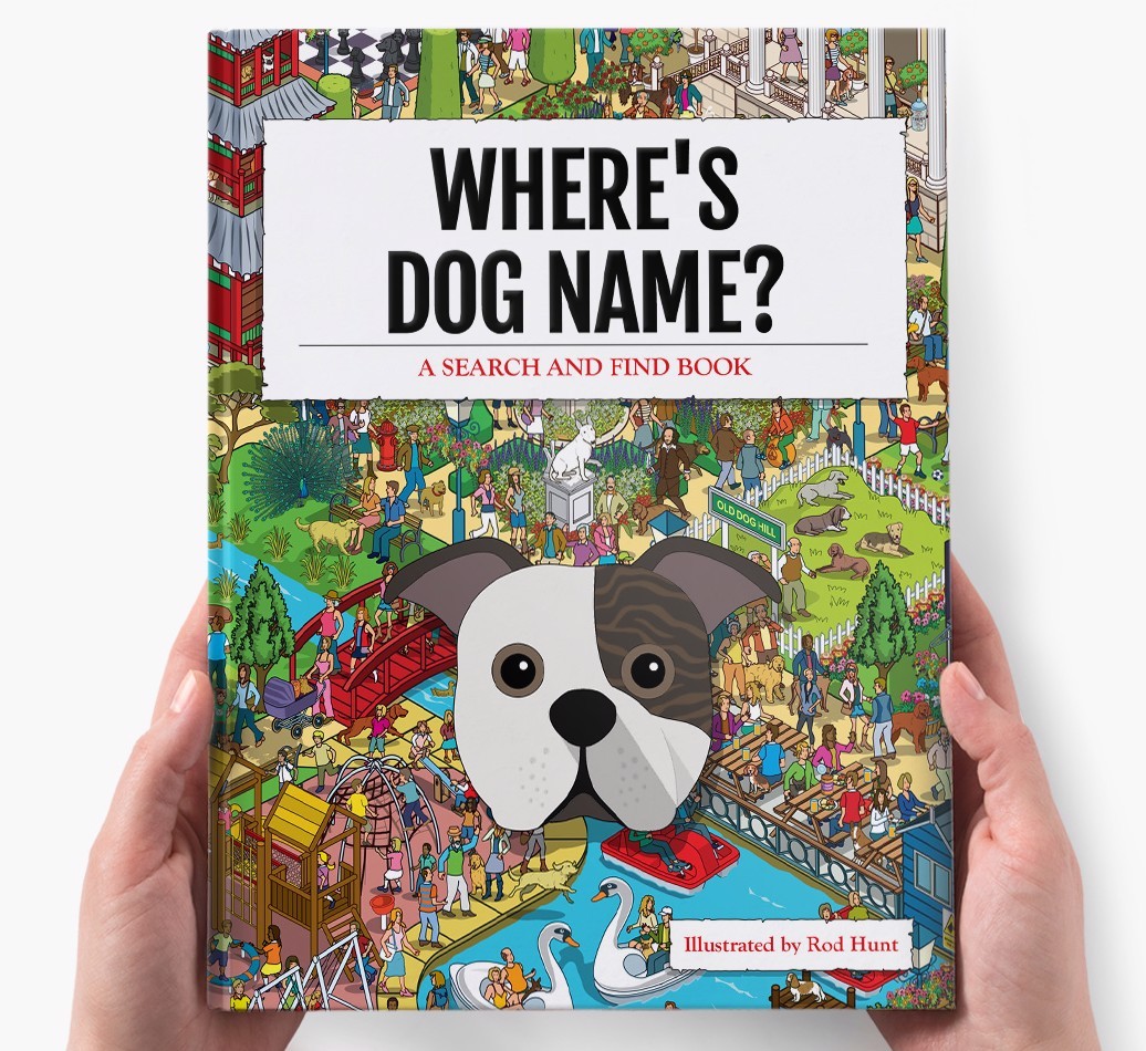 Personalised Where's {dogsName} Book