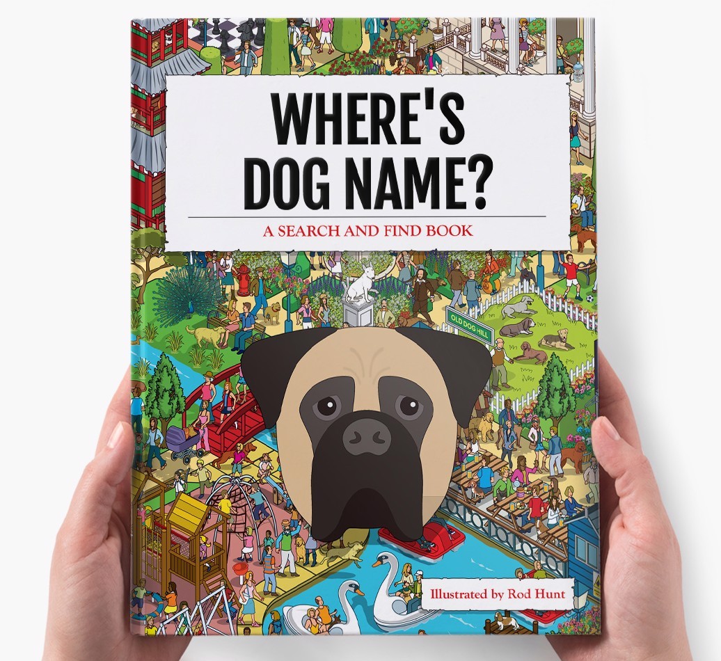 Personalised Where's {dogsName} Book