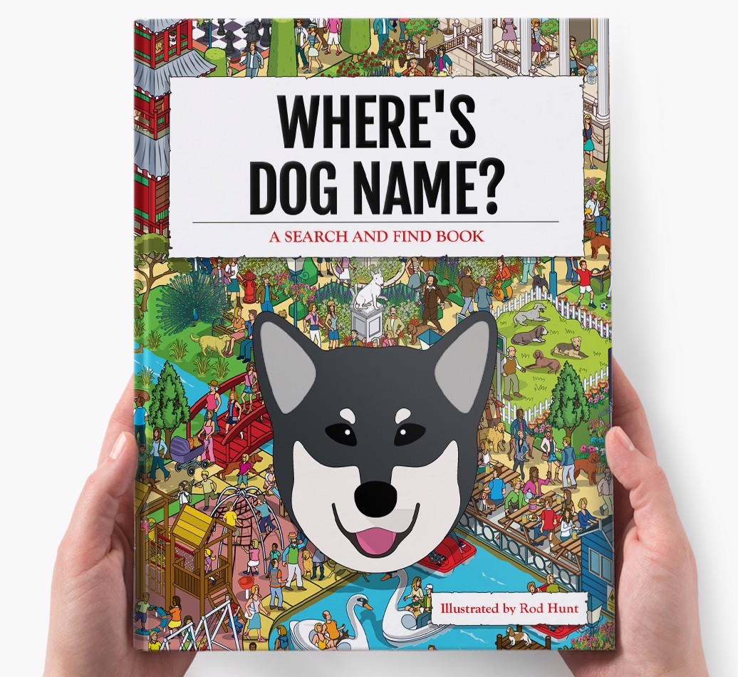 Personalised Where's {dogsName} Book