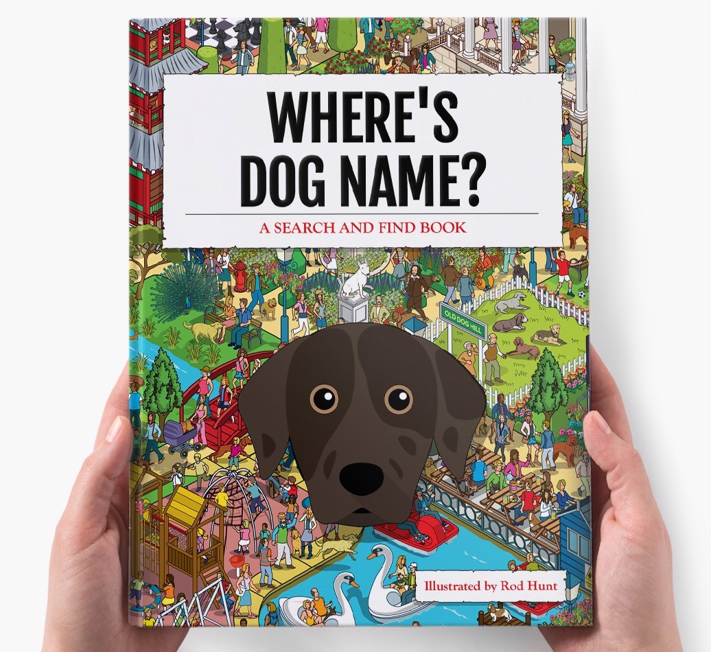Personalised Where's {dogsName} Book
