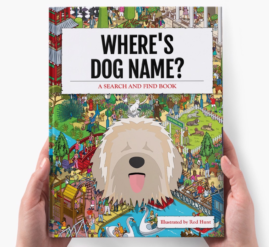 Personalised Where's {dogsName} Book