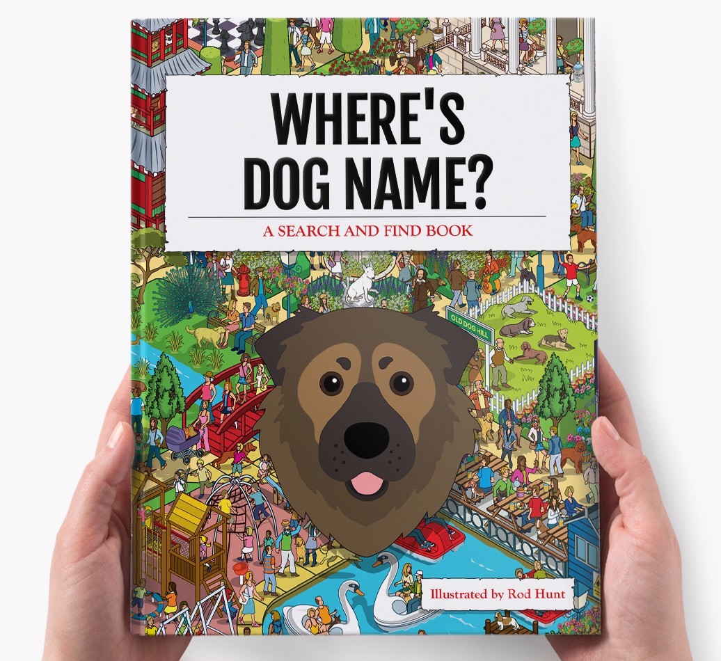 Personalised Where's {dogsName} Book