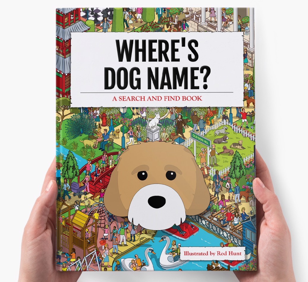 Personalized Where's {dogsName} Book