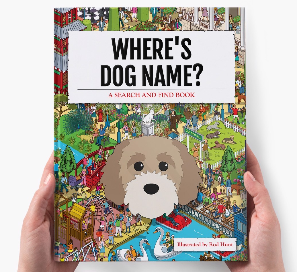 Personalised Where's {dogsName} Book