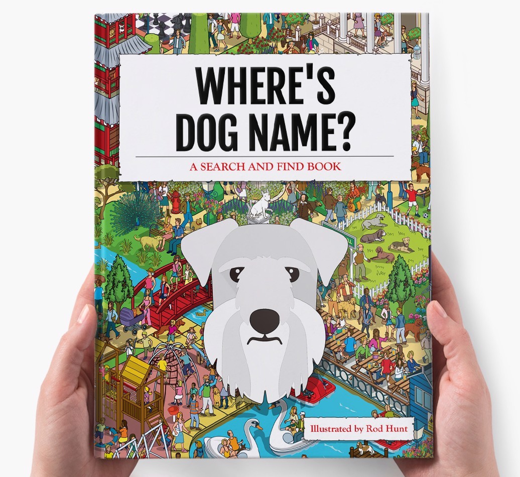 Personalised Where's {dogsName} Book