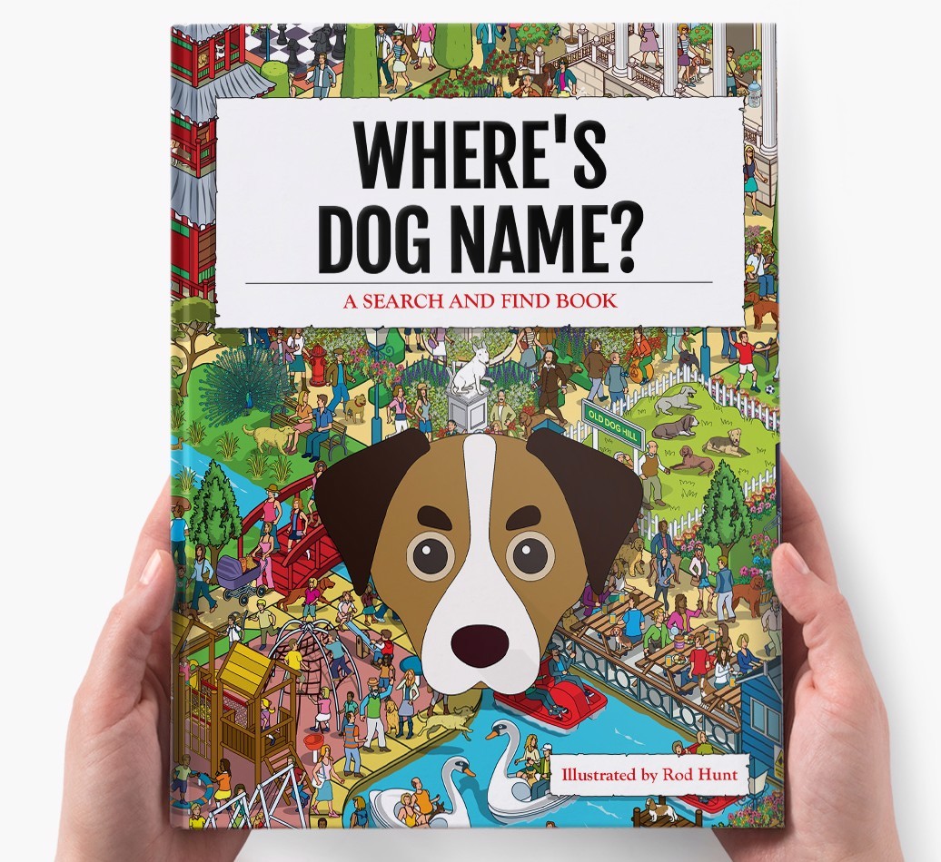 Personalised Where's {dogsName} Book