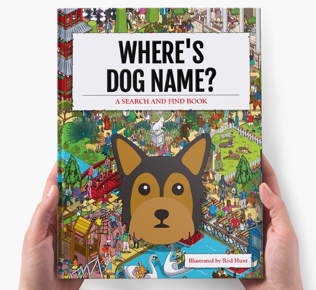 Personalised Where's {dogsName} Book