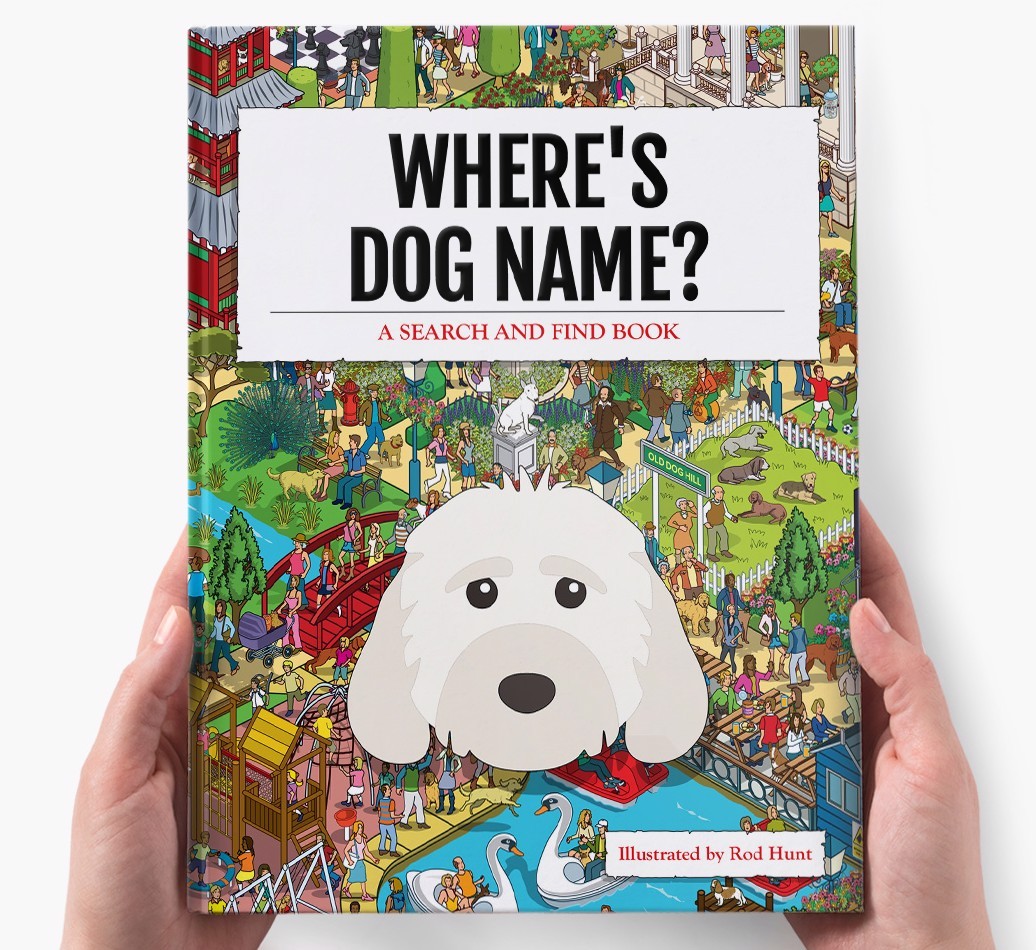 Personalised Where's {dogsName} Book