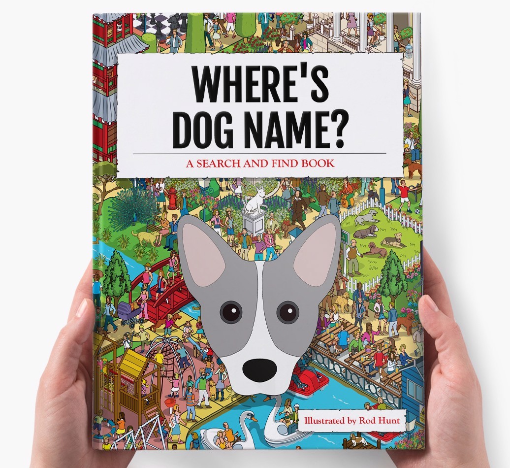 Personalised Where's {dogsName} Book