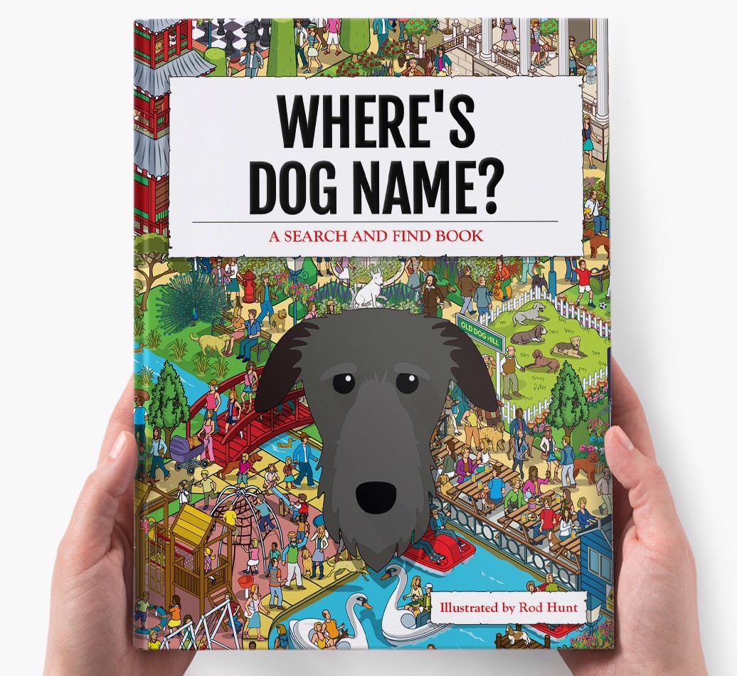 Personalised Where's {dogsName} Book