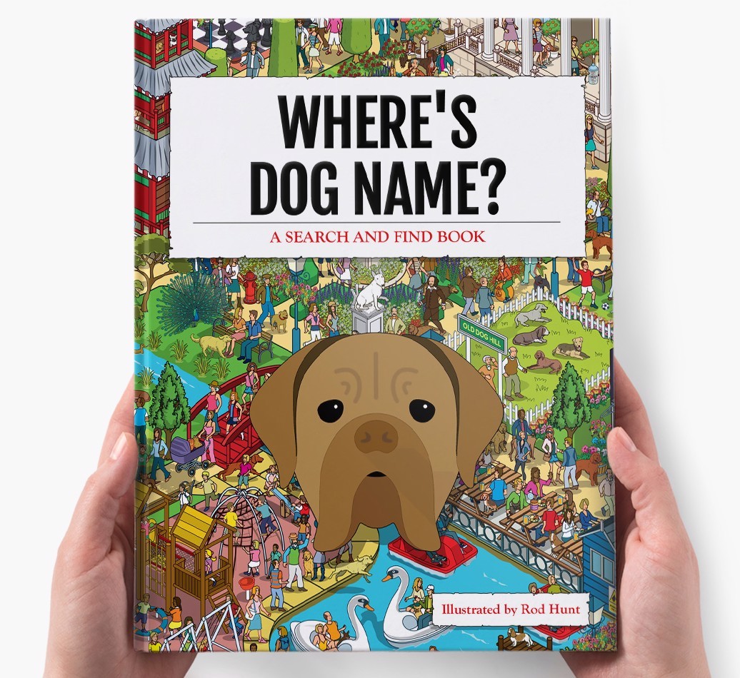 Personalised Where's {dogsName} Book