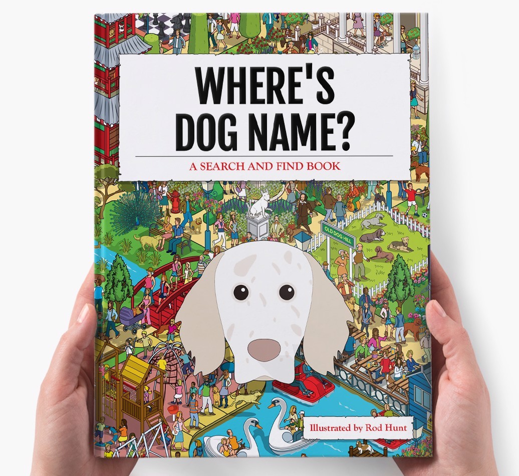 Personalised Where's {dogsName} Book