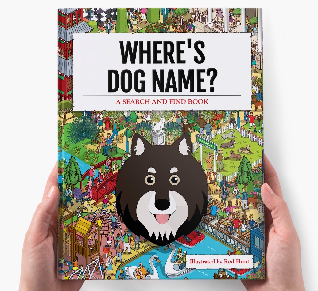 Personalised Where's {dogsName} Book