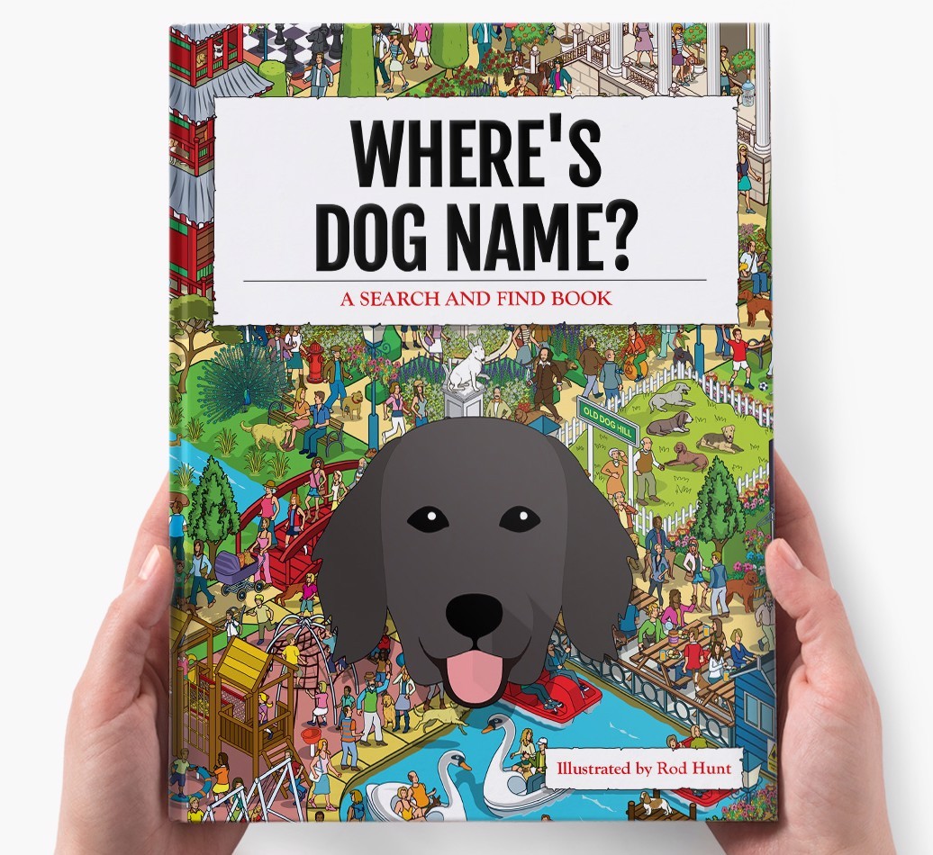 Personalised Where's {dogsName} Book
