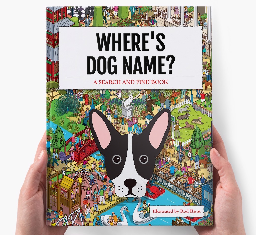 Personalised Where's {dogsName} Book