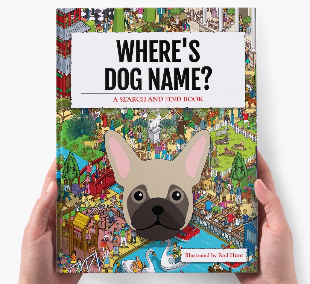 Personalised Where's {dogsName} Book
