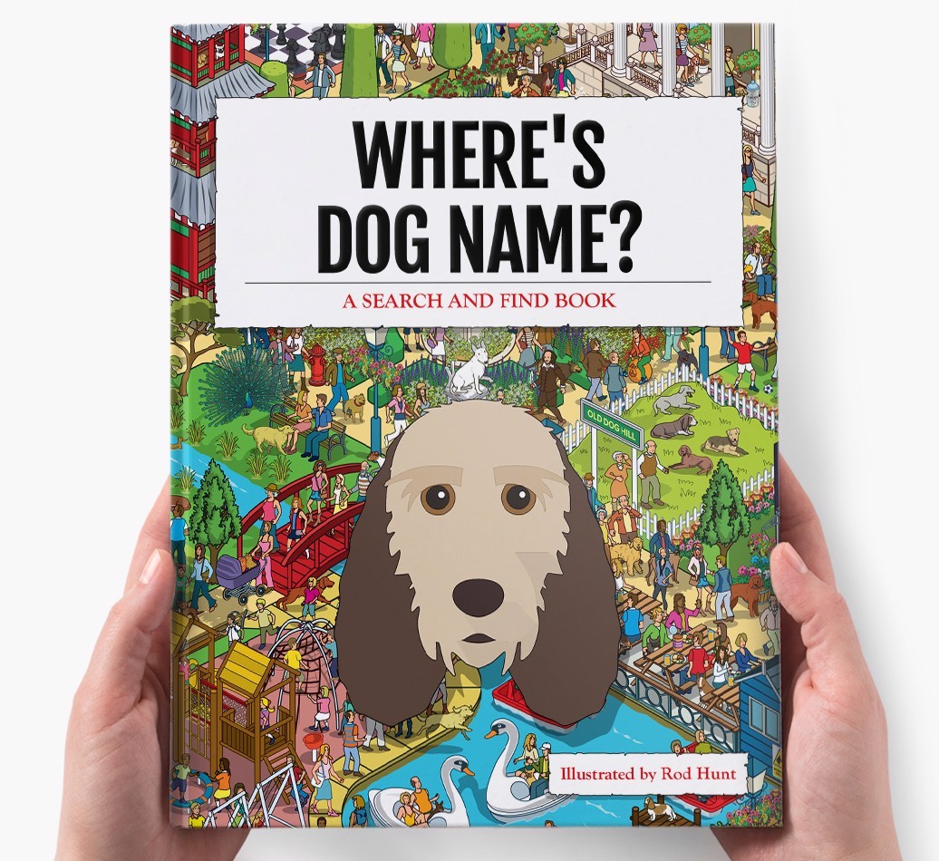 Personalised Where's {dogsName} Book