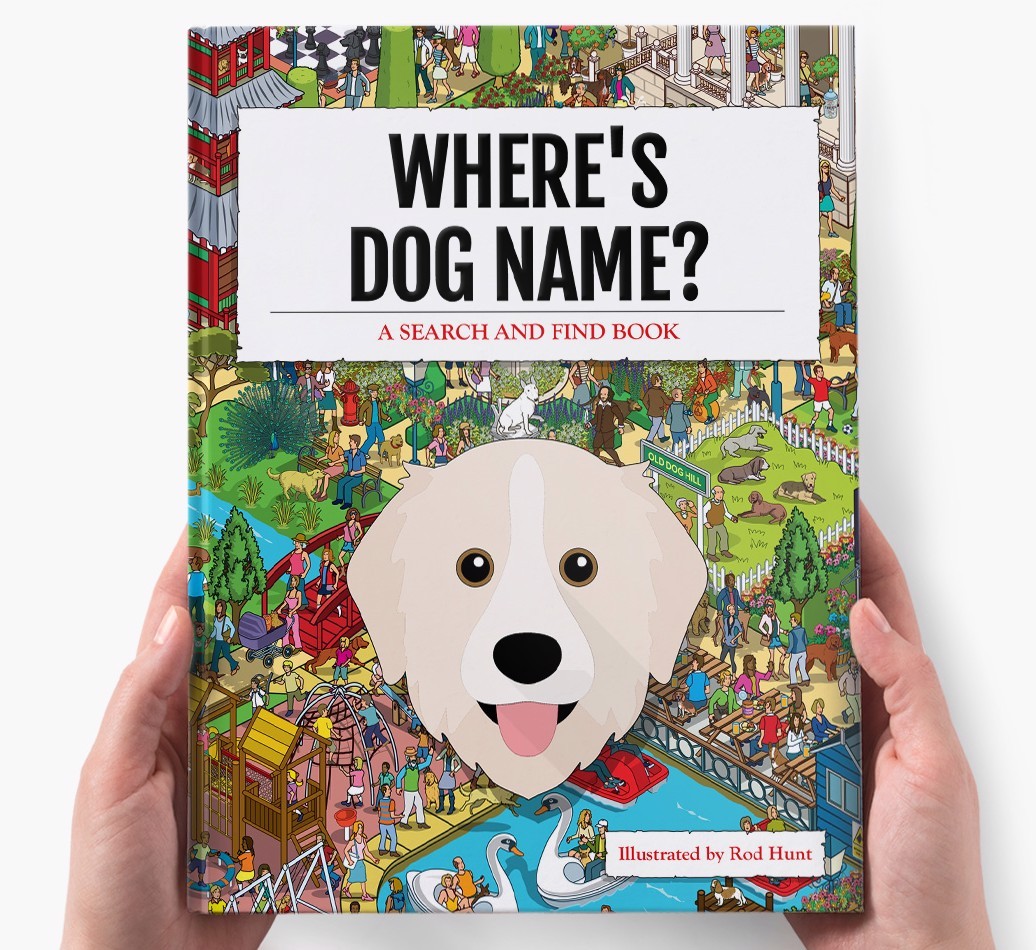 Personalised Where's {dogsName} Book