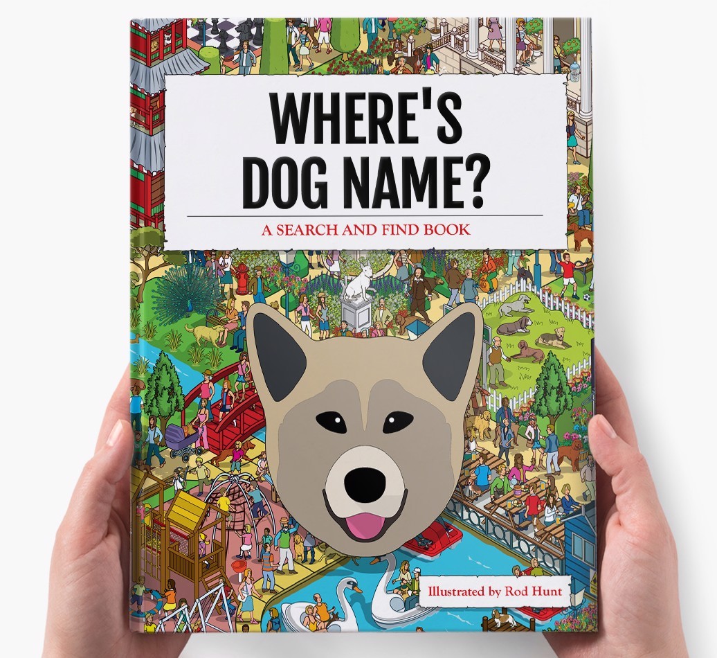 Personalized Where's {dogsName} Book