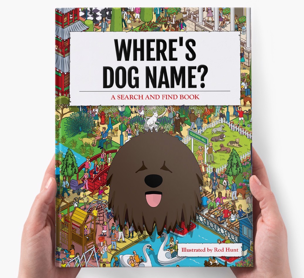 Personalised Where's {dogsName} Book