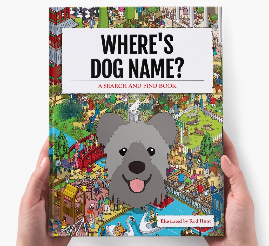 Personalised Where's {dogsName} Book