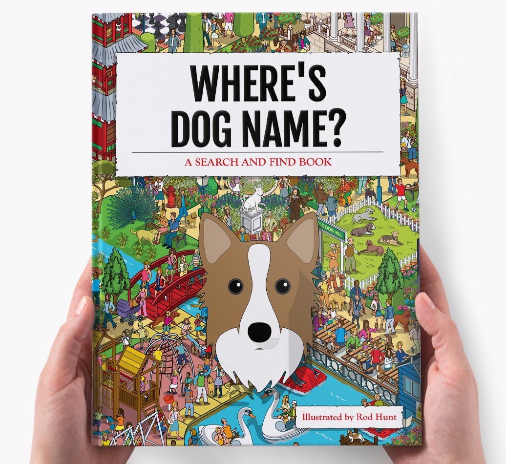 Personalised Where's {dogsName} Book