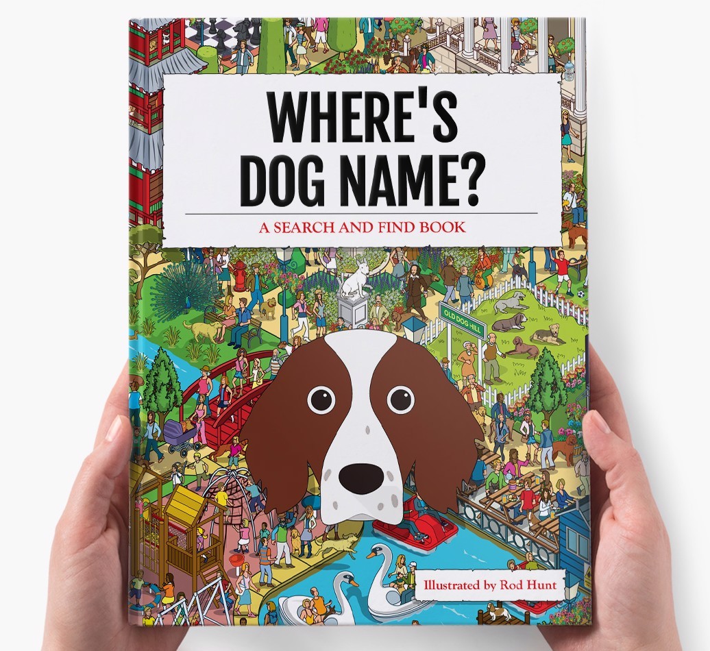 Personalised Where's {dogsName} Book