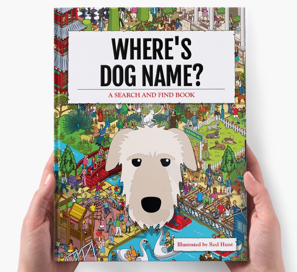 Personalised Where's {dogsName} Book