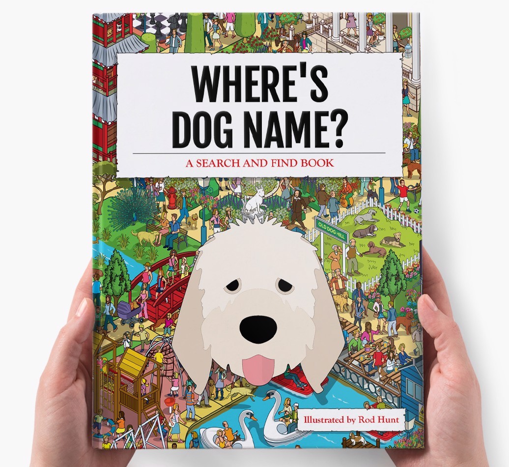 Personalised Where's {dogsName} Book