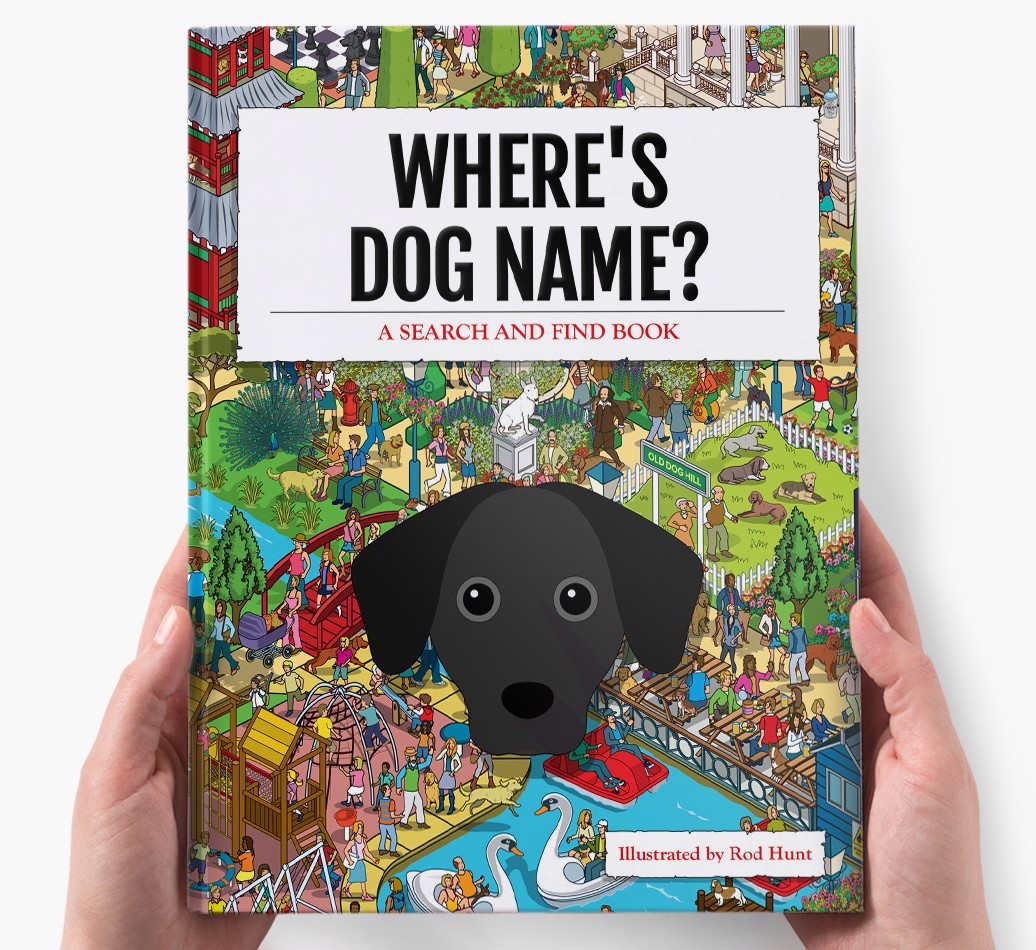 Personalised Where's {dogsName} Book