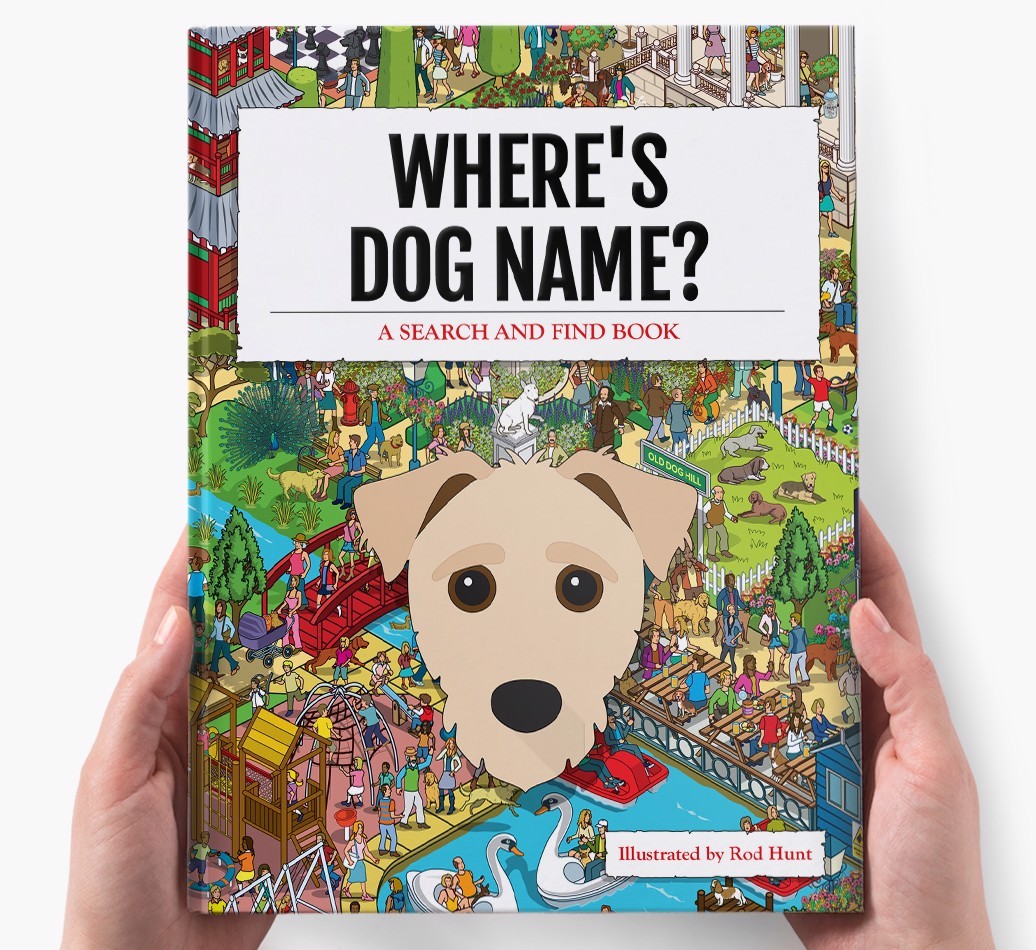 Personalised Where's {dogsName} Book