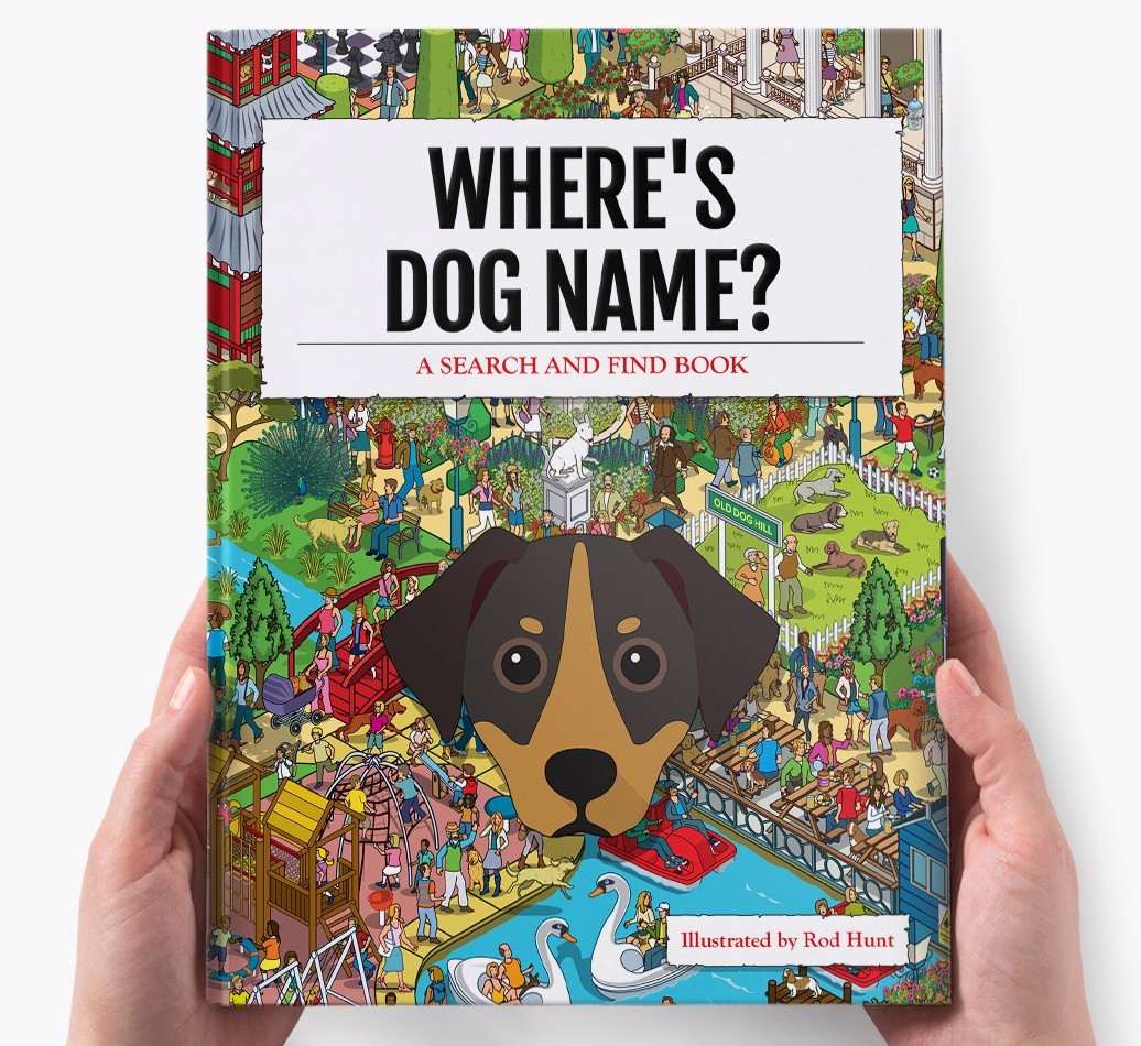 Personalised Where's {dogsName} Book