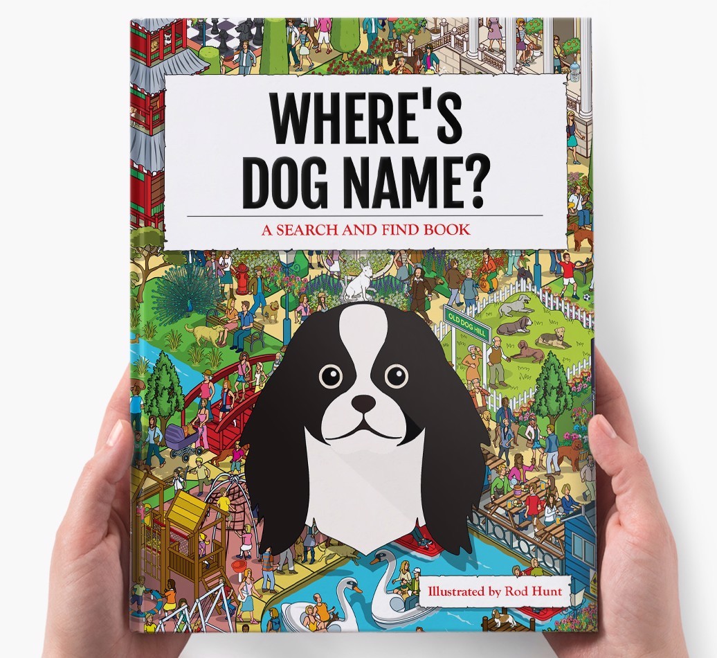 Personalised Where's {dogsName} Book