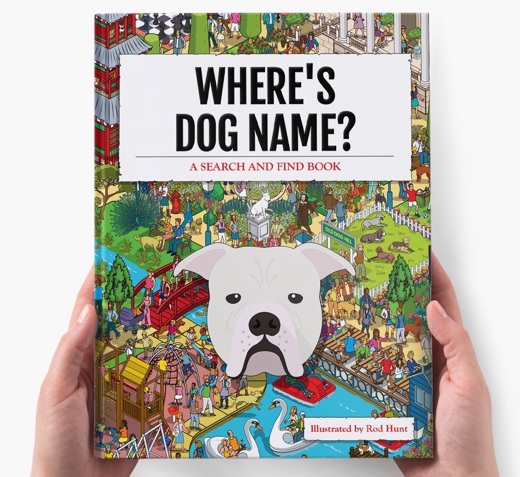 Personalised Where's {dogsName} Book
