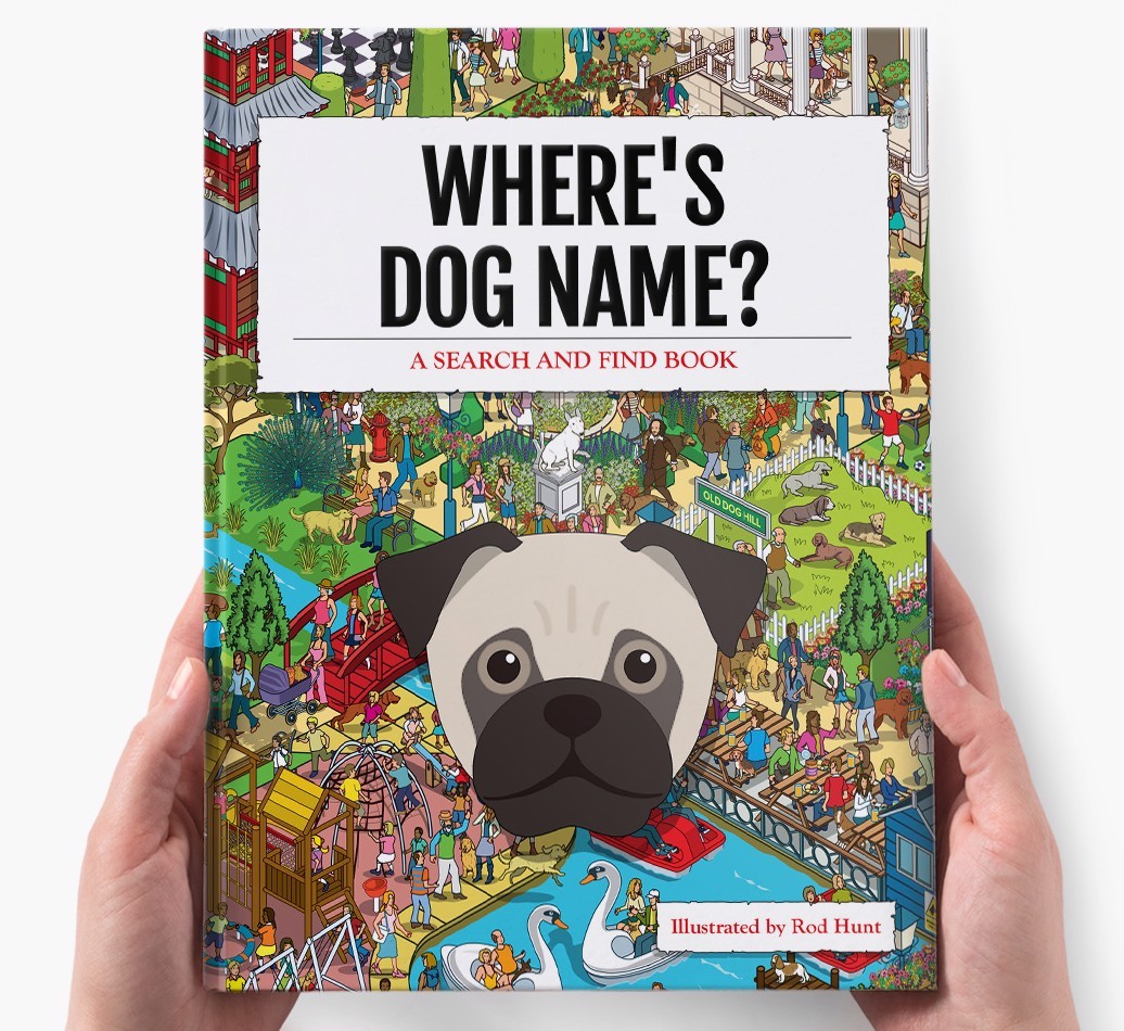 Personalized Where's {dogsName} Book