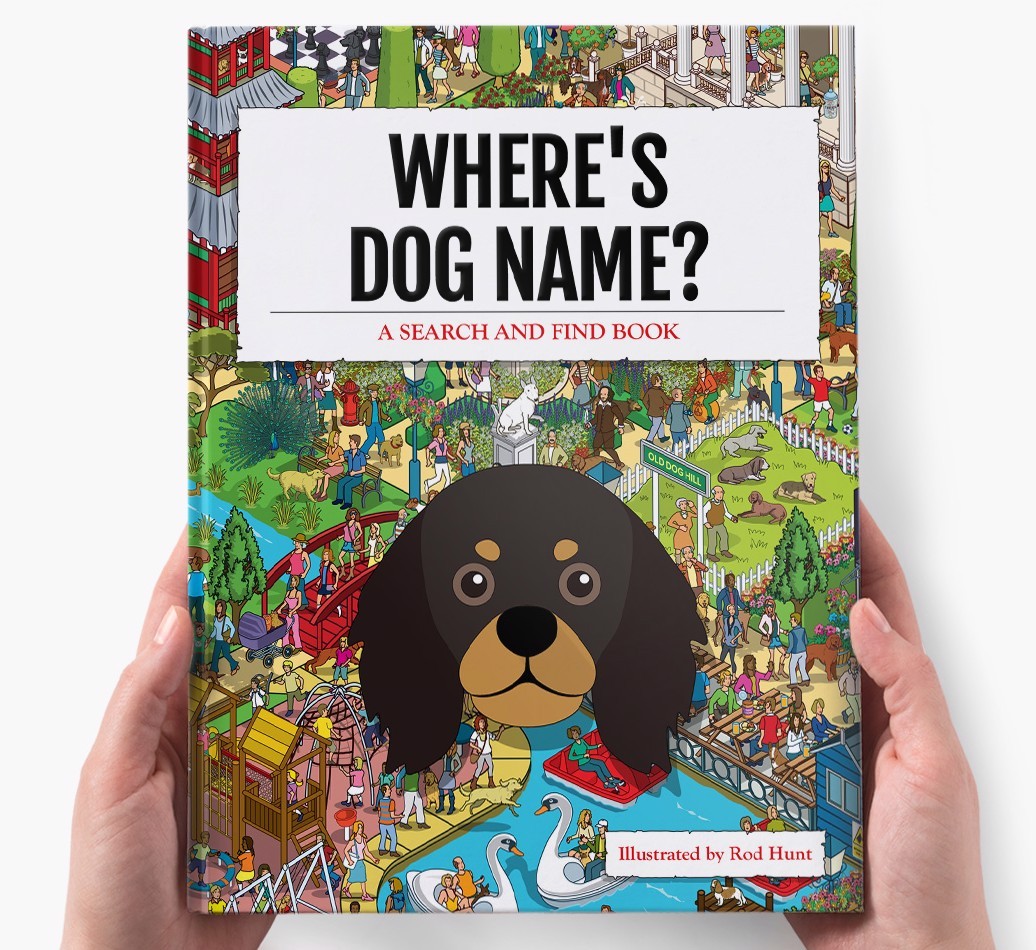 Personalised Where's {dogsName} Book