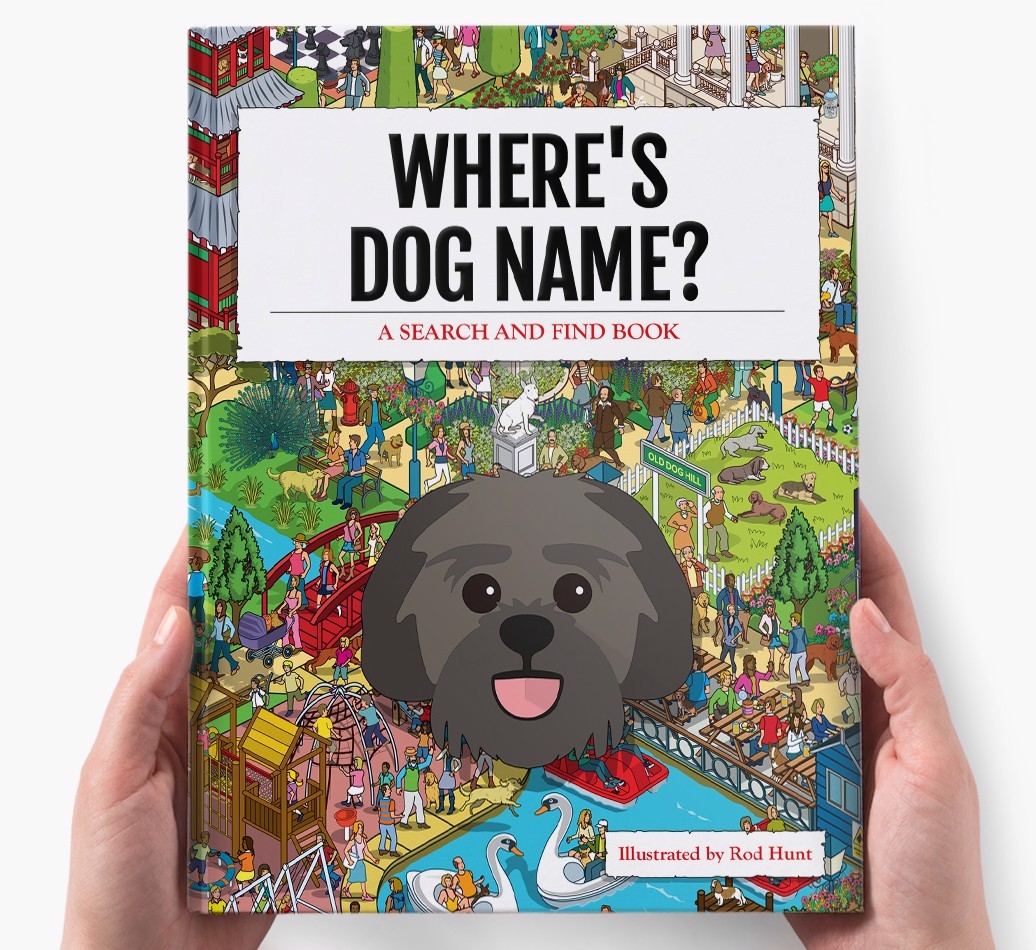 Personalised Where's {dogsName} Book