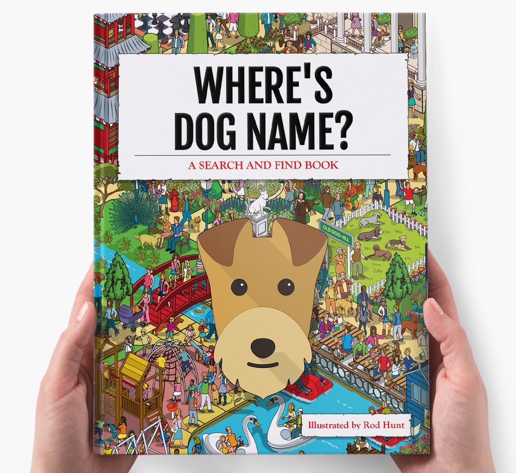 Personalised Where's {dogsName} Book