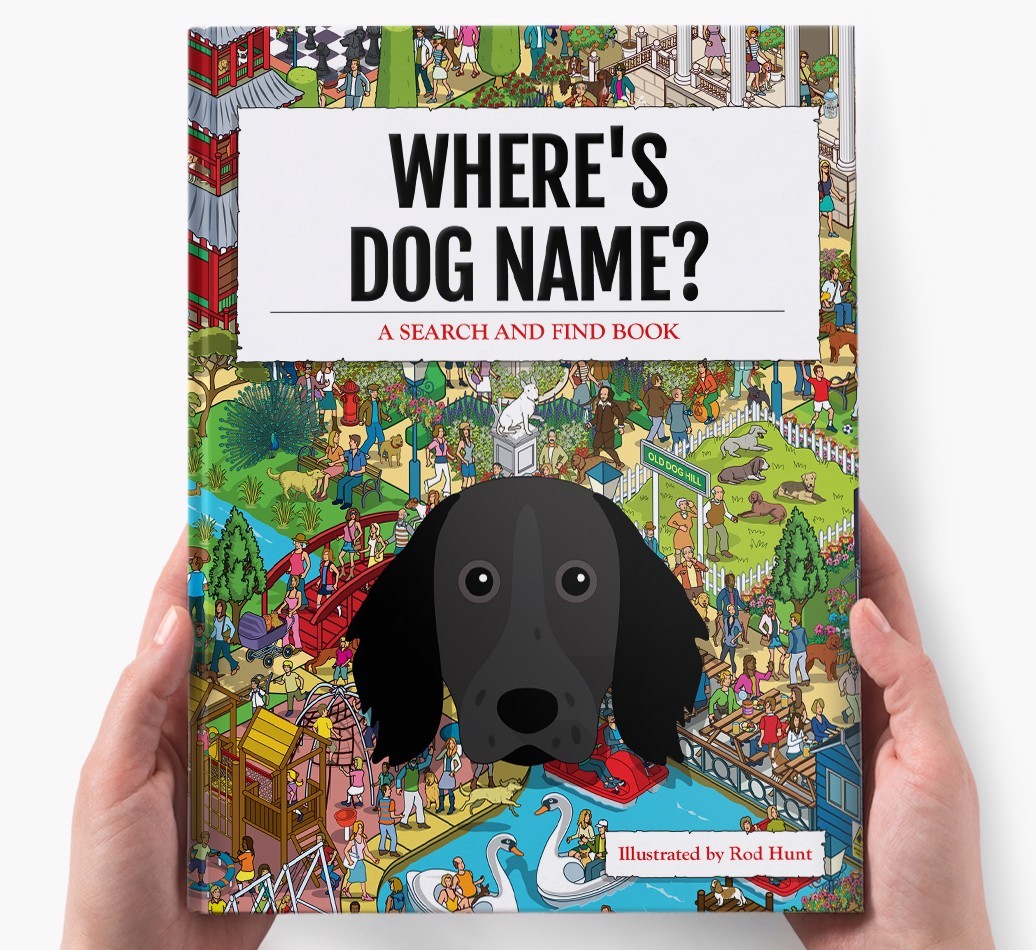 Personalised Where's {dogsName} Book