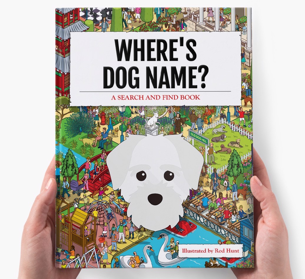 Personalised Where's {dogsName} Book