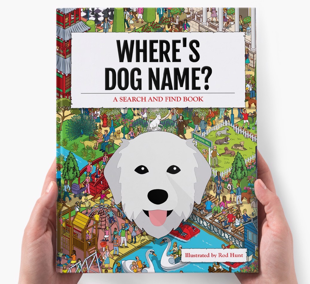 Personalised Where's {dogsName} Book