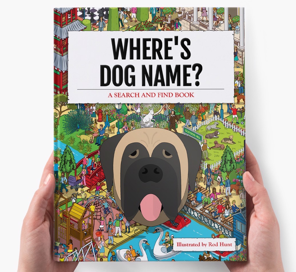 Personalised Where's {dogsName} Book