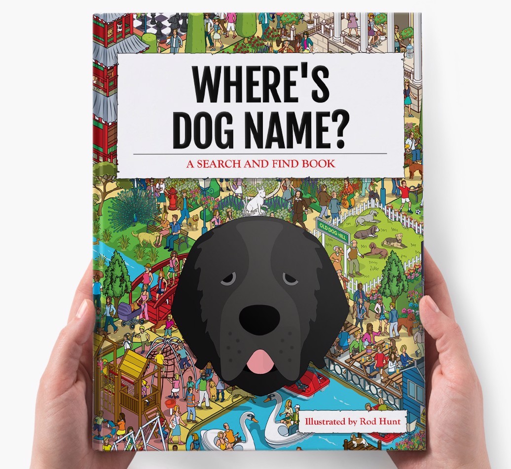 Personalised Where's {dogsName} Book