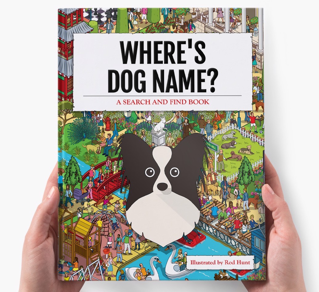 Personalised Where's {dogsName} Book